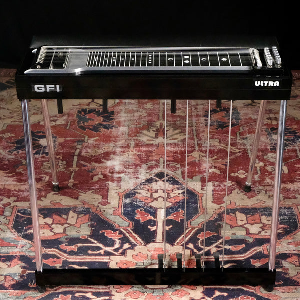 GFI Musical Instruments S-12 P K U Ultra Pedal Steel Guitar, Single Neck 12  String with Pad