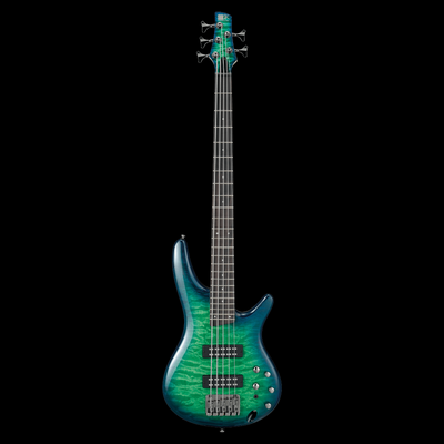 Ibanez Standard SR405EQM Bass Guitar - Surreal Blue Burst Gloss