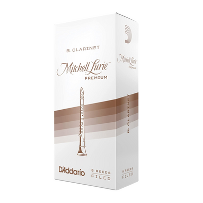 D'Addario Mitchell Lurie Premium RMLP5BCL300 3.0 Bb Clarinet Reeds (5-Pack)