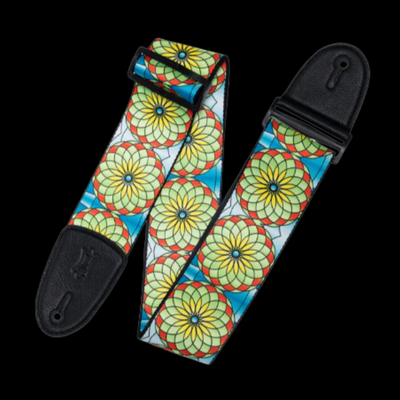 Levy's Stained Glass Guitar Strap - Spring Bloom