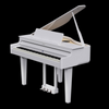 Roland GP-6 Home Grand Piano - Polished White