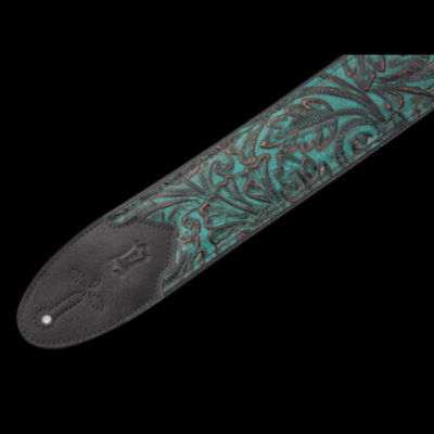 Levy's Sundance Line Palm Jade Guitar Strap - Palen Music