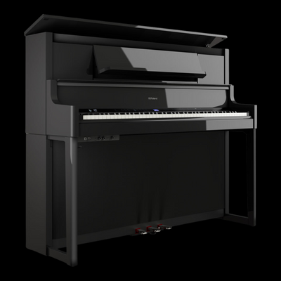 Roland LX-9 Digital Upright Piano - Polished Ebony