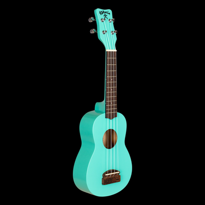 Kohala KT-SSG Tiki Soprano Ukulele - Seafoam Green