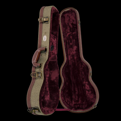 Kala Concert Archtop Ukulele Hard Case - Olive Tweed