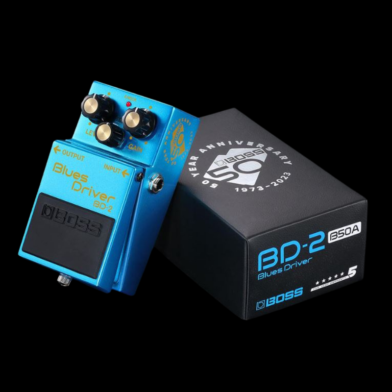 Boss Limited Edition 50th Anniversary Blues Driver BD-2 Pedal