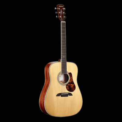 Alvarez MD60 Herringbone Dreadnought Acoustic Guitar - Natural