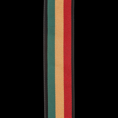 D'Addario Nylon Woven Guitar Strap - Jamaica