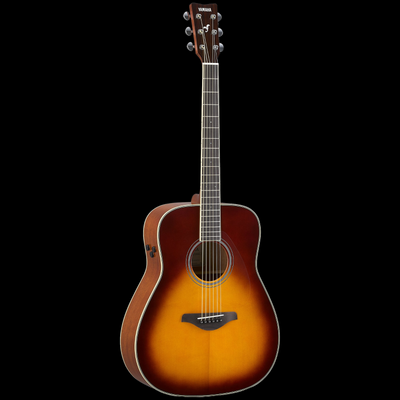 Yamaha FG-TA TransAcoustic Dreadnought Acoustic-Electric Guitar - Brown Sunburst