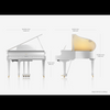 Roland GP609 Digital Grand Piano - Polished White - Palen Music