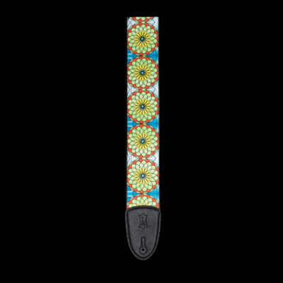 Levy's Stained Glass Guitar Strap - Spring Bloom