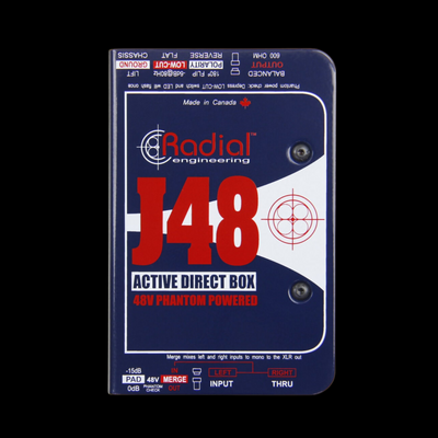 Radial J48 Active Direct Box - Palen Music