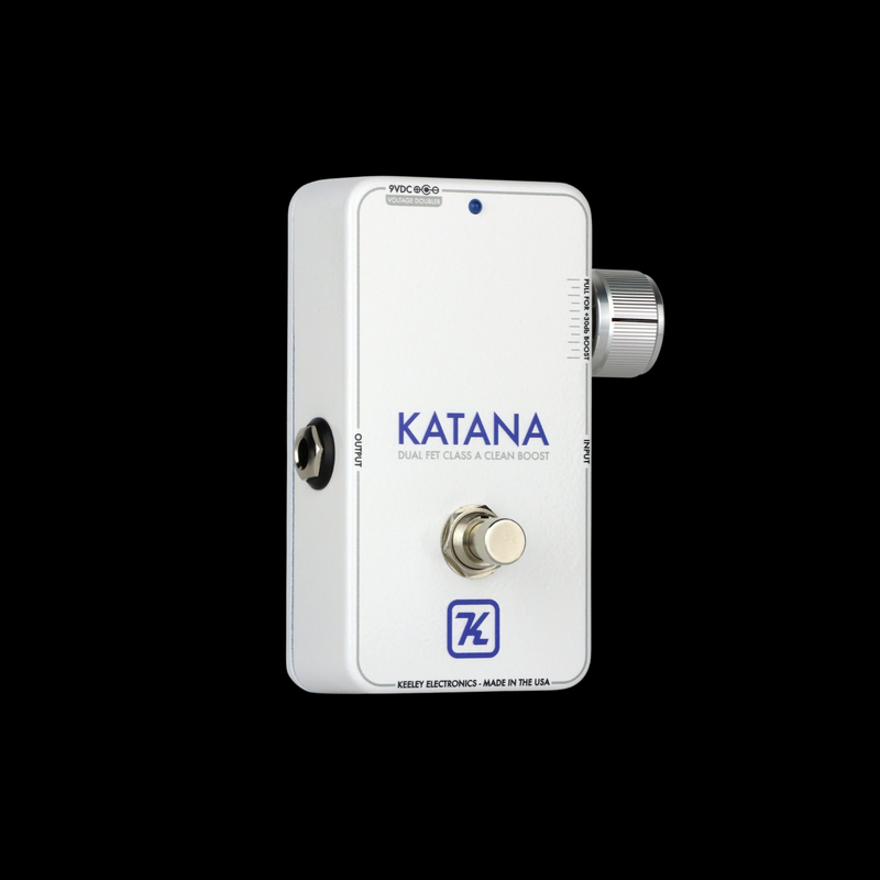 Keeley Katana Clean Boost Pedal - Throwback White | Palen Music