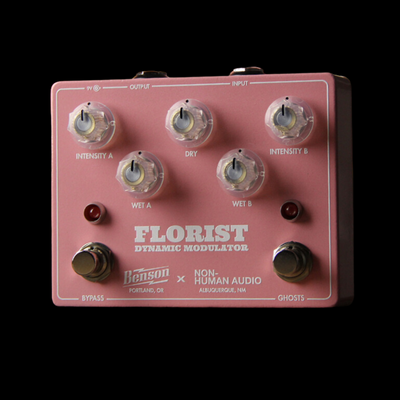 Benson Amps x Non-Human Audio Florist Dynamic Modulator Pedal - Pink