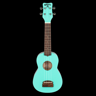 Kohala KT-SSG Tiki Soprano Ukulele - Seafoam Green