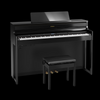 Roland HP704 Home Piano - Polished Ebony