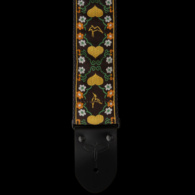 PRS 2.5” Retro Guitar Strap - Floral, Yellow