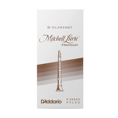 D'Addario Mitchell Lurie Premium RMLP5BCL300 3.0 Bb Clarinet Reeds (5-Pack)