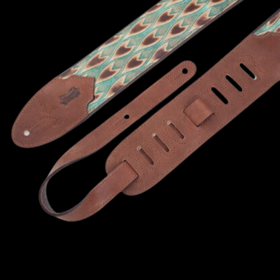 Levy's Sundance Line Arrowhead Turquoise Strap - Palen Music