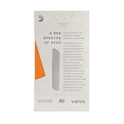 VENN by D'Addario VAS0140G2 #4 Alto Saxophone Reed - Generation 2