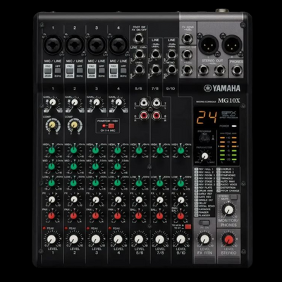 Yamaha MG10X CV 10-channel Stereo Mixer