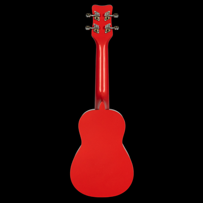 Kohala KT-SRD Tiki Soprano Ukulele - Red