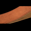 Taylor Gemstone 2.5" Sanded Leather Guitar Strap - Medium Brown - Palen Music