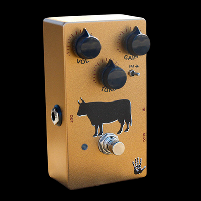 Mojo Hand FX Sacred Cow "Professional Gold" Overdrive Pedal