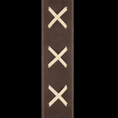 D'addario Suede Guitar Strap - Brown - Palen Music