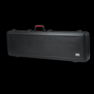 Gator ATA Molded Polyethylene Guitar Case for Bass Guitars with Built-in LED light