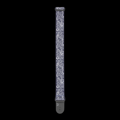 D'addario Printed Polyester Guitar Strap - Blue Paisley