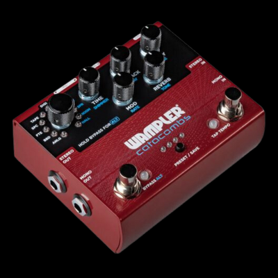 Wampler CATACOMBS Reverb & Delay Multi Effects Box with Advanced DSP and Programmable Presets