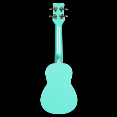 Kohala KT-SSG Tiki Soprano Ukulele - Seafoam Green