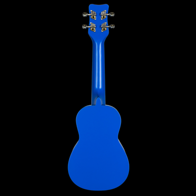 Kohala KT-SBL Tiki Soprano Ukulele - Ocean Blue