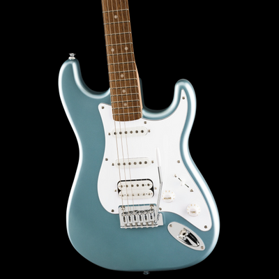 Squier Affinity Series Stratocaster Junior HSS Electric Guitar - Ice Blue Metallic