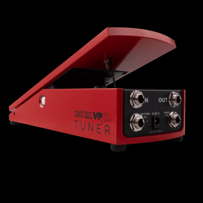 Ernie Ball Volume Pedal Jr. w/ Tuner - Red - Palen Music