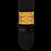 PRS 2.5” Retro Guitar Strap - Fleur, Yellow, Purple Accents