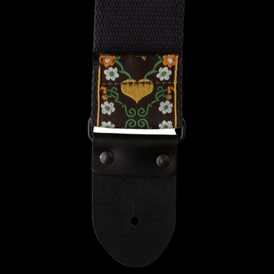 PRS 2.5” Retro Guitar Strap - Floral, Yellow