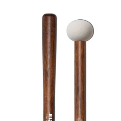 Vic Firth Corpsmaster Marching Bass Small Head Hard Drum Mallets