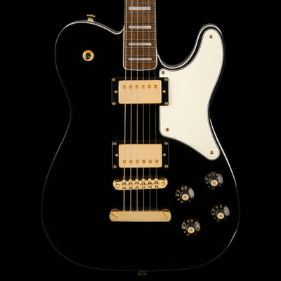 Squier Limited Edition Paranormal Troublemaker Telecaster Deluxe Electric Guitar - Black, Indian Laurel