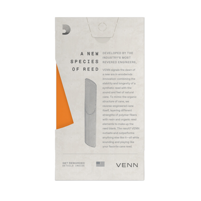 VENN by D'Addario VTS0135G2 #3.5 Tenor Saxophone Reed - Generation 2