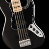 Squier Affinity Series Active Jazz Bass V - Black Metallic, Maple Fingerboard