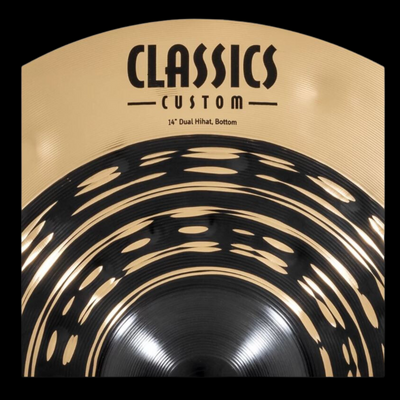 Meinl CC14DUH 14" Classics Custom Dual Hi Hat Pair - Palen Music