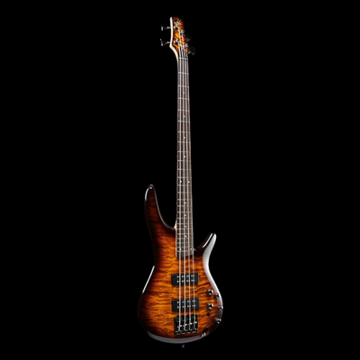 Ibanez Standard SR400EQM Bass Guitar - Dragon Eye Burst