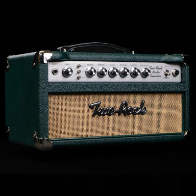 Two-Rock Studio Signature Head Amp - British Racing Green with Silver Face