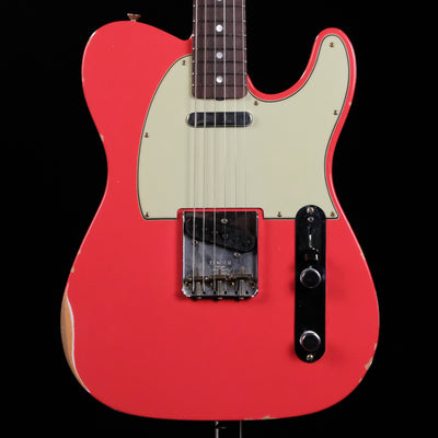 Fender Custom Shop '64 Telecaster Relic Electric Guitar - Aged Fiesta Red - Palen Music