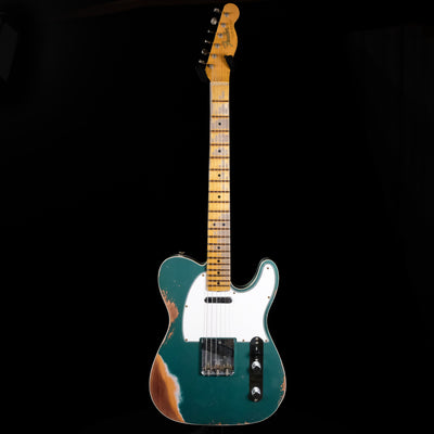 Fender 1956 Telecaster Custom Heavy Relic Electric Guitar - Aged Sherwood Green Metallic - Palen Music