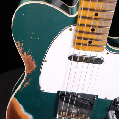 Fender 1956 Telecaster Custom Heavy Relic Electric Guitar - Aged Sherwood Green Metallic - Palen Music