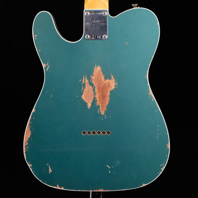 Fender 1956 Telecaster Custom Heavy Relic Electric Guitar - Aged Sherwood Green Metallic - Palen Music