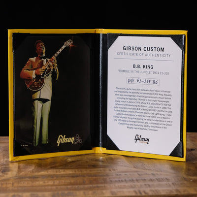 Gibson B.B. King "Rumble in the Jungle" 1974 ES-355 Electric Guitar - Walnut